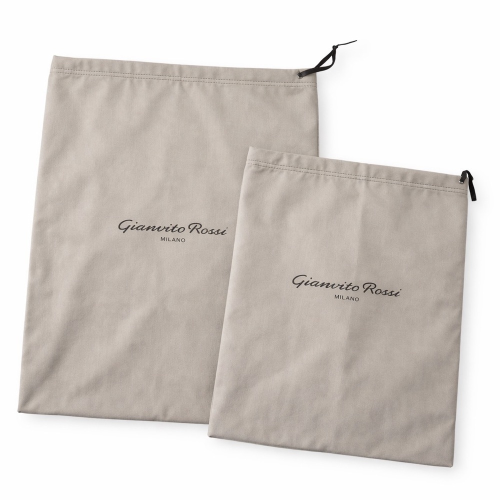 Gianvito Rossi Milano Set of 2 Designer Shoe Dust Bags